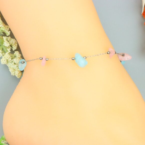 "Handmade Anklet – A Stylish Choice for Women, Thoughtful Gift Idea, EVCH1001 - Picture 9 of 11